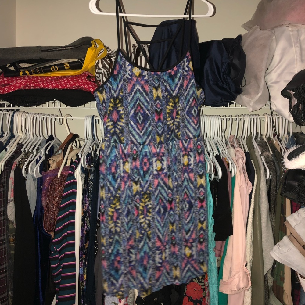 Aztec Print Dress